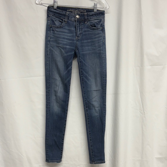Amrican Eagle Super Stretch Jeans size 0 regular - Picture 1 of 7